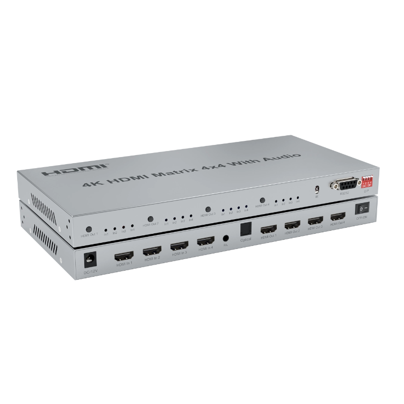 4K HDMI Matrix 4x4 with Audio