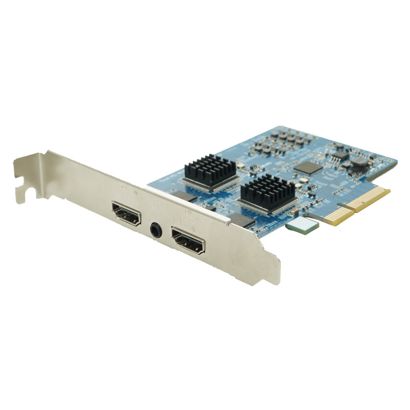 Dual HDMI 4K PCIe Video Capture Card 4K30 2ch HDMI input Game Live Streaming Dual HDMI 4K PCIe Video Capture Card 4K30 2ch HDMI input Game Live Streaming