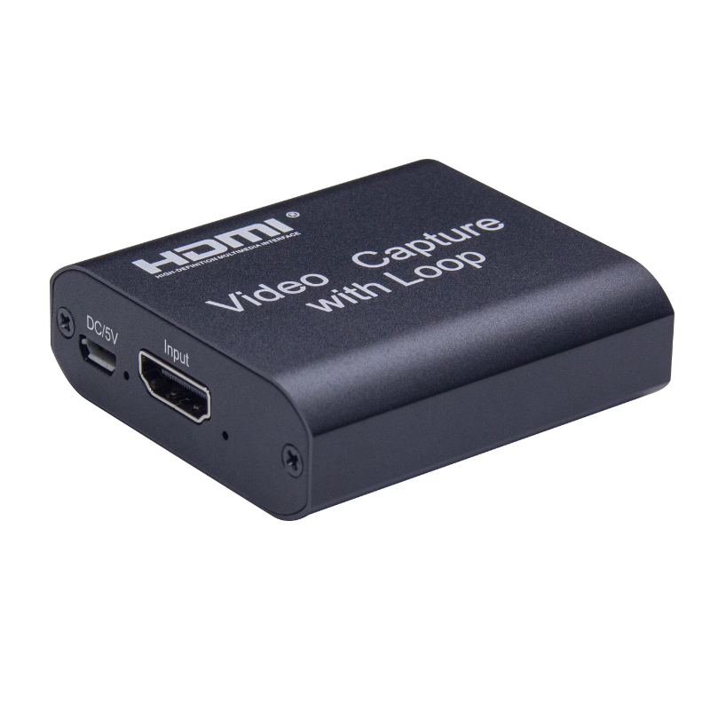 4K In USB2.0 HDMI Video Capture Card with Loop Through for Live Streaming 4K In USB2.0 HDMI Video Capture Card with Loop Through for Live Streaming